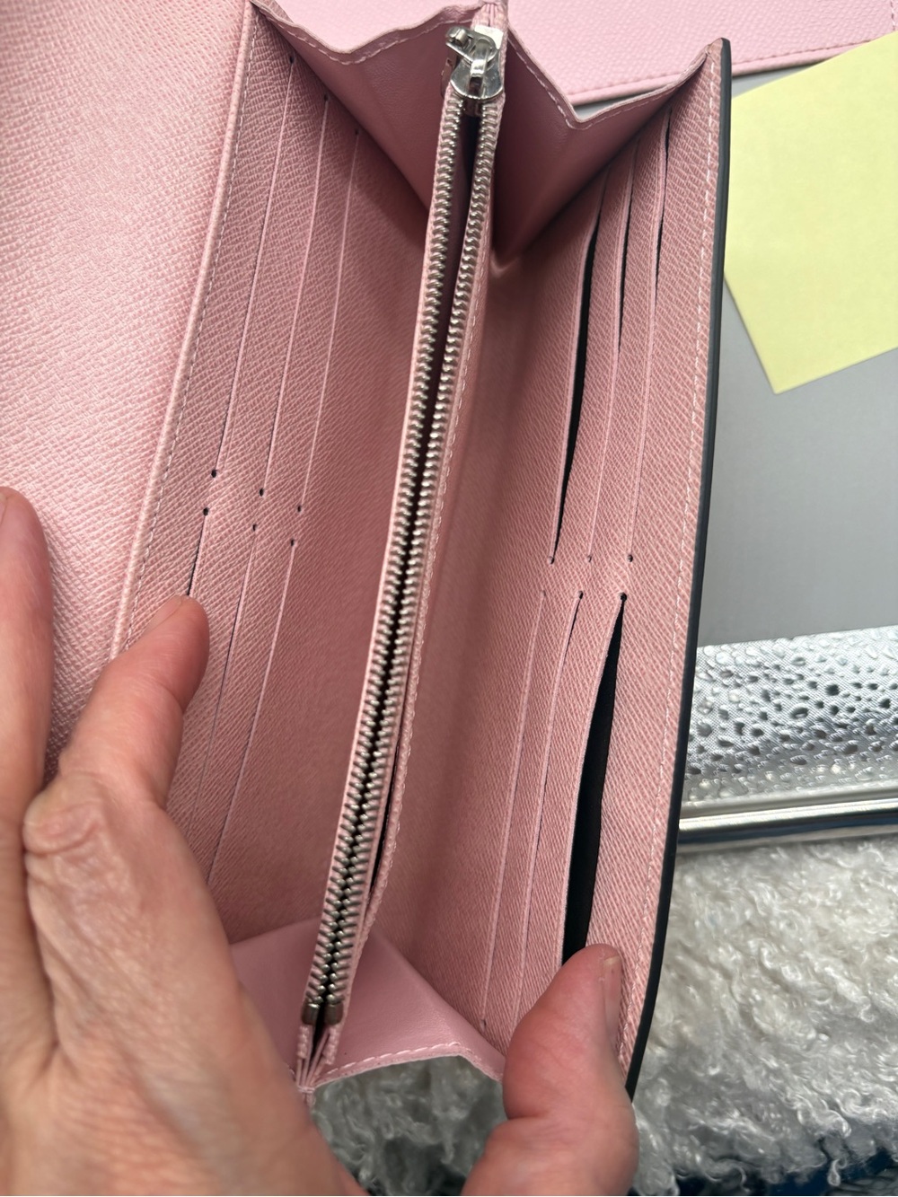 Louis Vuitton Twist Wallet Pink Epi Leather w/ Replacement Chain” - Picture 7 of 14